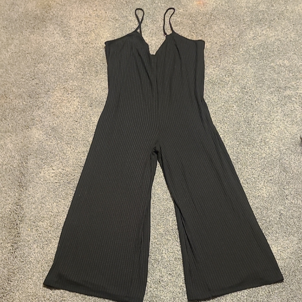 Victoria's Secret Black Strappy Jumpsuit